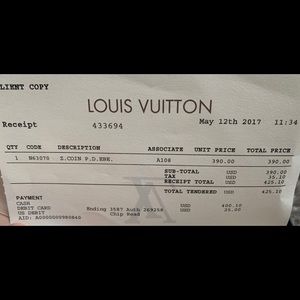 Louis Vuitton Damier Ebene Zippy Coin Purse